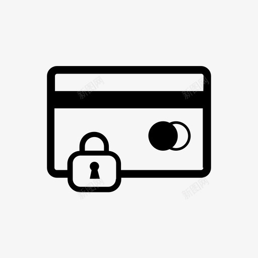 信用卡余额债务图标svg_新图网 https://ixintu.com 余额 信用卡 债务 支付 维萨