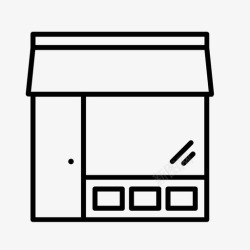 社区中心商店社区中心零售图标高清图片