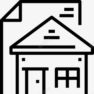 物业文件建筑住宅图标图标