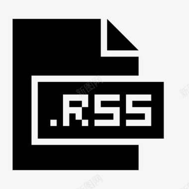 rss扩展名文件图标图标
