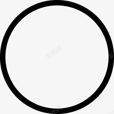 圆圈空图标行图标