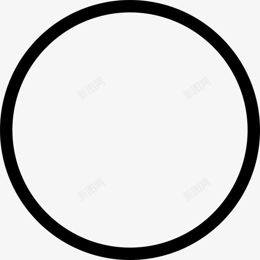 圆圈空图标行svg_新图网 https://ixintu.com 图标 圆圈空 移动 网站 网站行图标 行