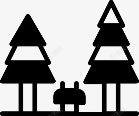 公园建筑城市图标图标