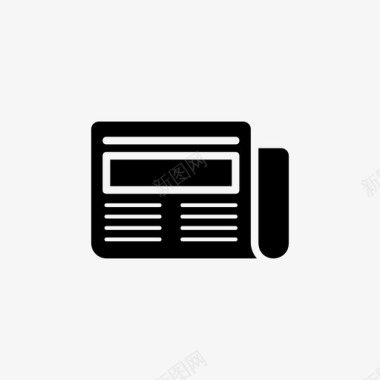 报纸文章博客图标图标