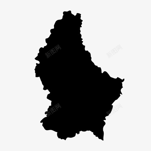 卢森堡国家欧洲图标svg_新图网 https://ixintu.com 卢森堡 国家 地图 欧洲 西部