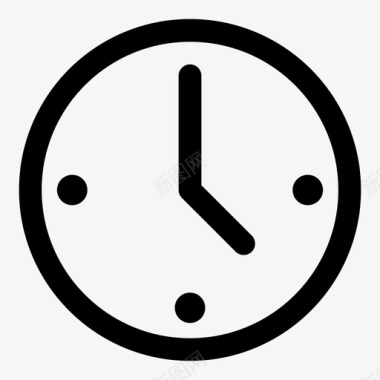 时钟分钟时间图标图标