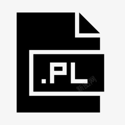 PL文件格式pl扩展名文件图标高清图片