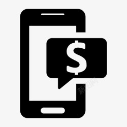 短信银行手机银行银行账户网上银行图标高清图片