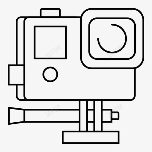 gopro的动作摄像机动作摄像机运动图标svg_新图网 https://ixintu.com gopro的动作摄像机 动作摄像机 视频 运动