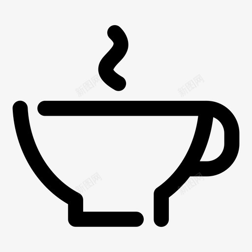 咖啡杯热咖啡办公室间隙大图标svg_新图网 https://ixintu.com 办公室间隙大 咖啡杯 热咖啡
