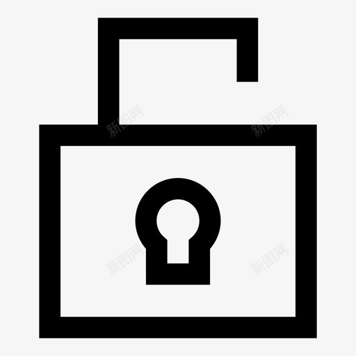 解锁进入储物柜图标svg_新图网 https://ixintu.com 储物柜 密码 解锁 进入