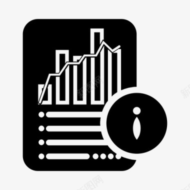 统计报表信息代数数据图标图标