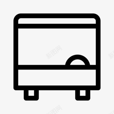 公共汽车通勤mta图标图标