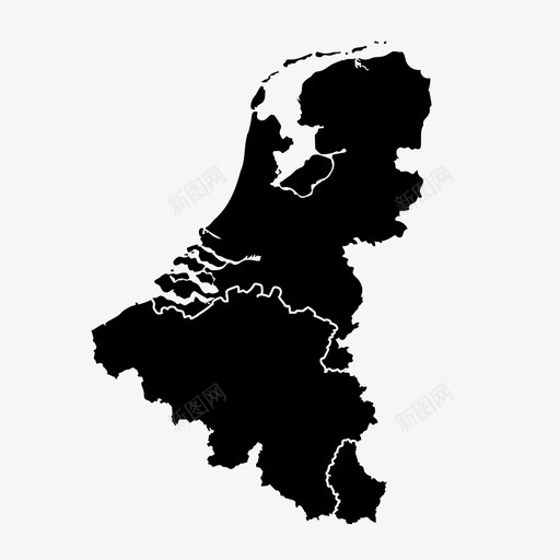 比荷卢三国比利时欧洲图标svg_新图网 https://ixintu.com map 卢森堡 国家 欧洲 比利时 比荷卢三国 荷兰