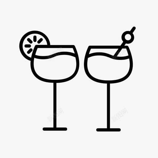 派对酒吧生日图标svg_新图网 https://ixintu.com 庆祝 派对 生日 酒吧 饮料