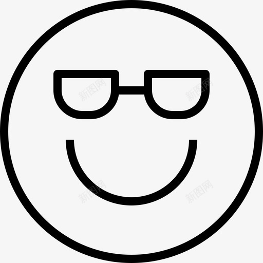 快乐表情感觉图标svg_新图网 https://ixintu.com 人 快乐 感觉 细节图标情感和表情 表情