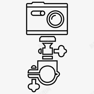 动作摄像机支架动作摄像机gopro图标图标