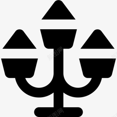 路灯建筑城市图标图标