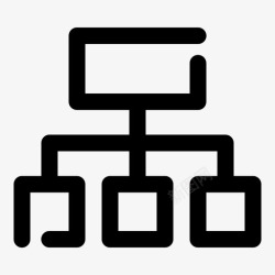 集团网群系统连接关联图标高清图片