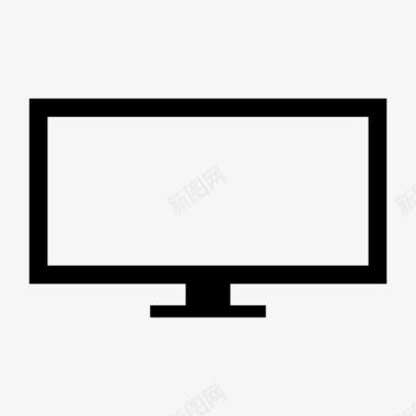 电视电脑屏幕平板电视图标图标