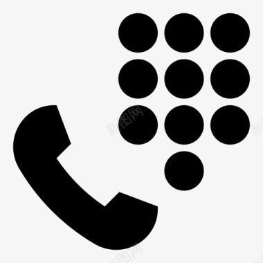 电话拨号联系人拨号盘图标图标