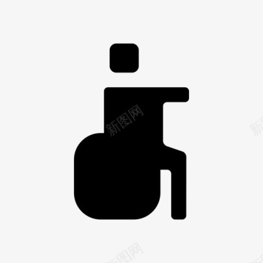 无障碍轮子轮椅图标图标