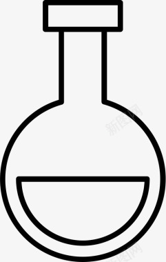 佛罗伦萨烧瓶玻璃器皿实验室图标图标