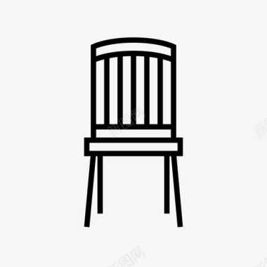 椅子餐厅餐椅图标图标