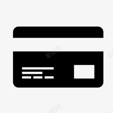 信用卡借记卡费用图标图标