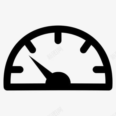 仪表板仪表板速度汽油图标图标