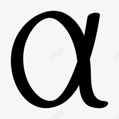 字母希腊语数学图标图标