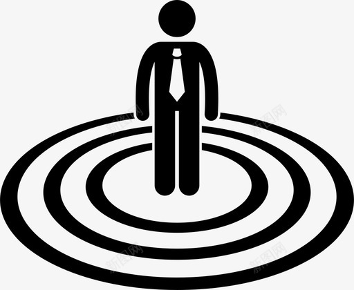 商圈商人营销图标svg_新图网 https://ixintu.com 人 商业联系 商人 商圈 网络 营销