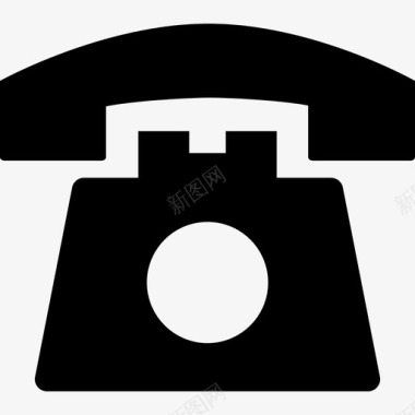 旧电话电话通讯图标图标