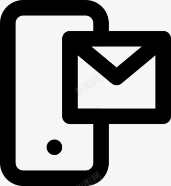 接收邮件通讯功能图标图标