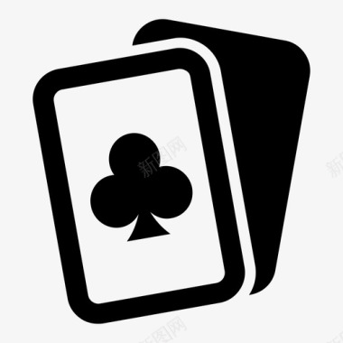 俱乐部卡赌场游戏图标图标