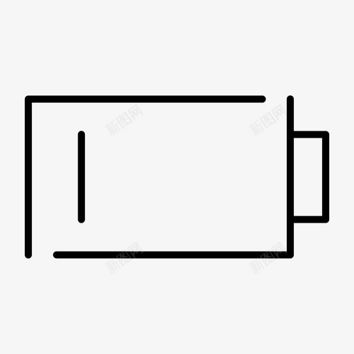蓄电池低电压普通间隙灯图标svg_新图网 https://ixintu.com 低电压 普通间隙灯 蓄电池