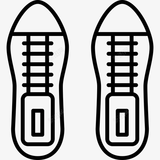 阳刚的一双鞋时尚衣服笔触图标svg_新图网 https://ixintu.com 时尚 衣服笔触 阳刚的一双鞋