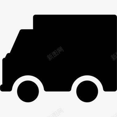 卡车轮廓运输管理用户界面图标图标