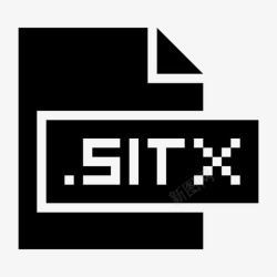sitxsitx扩展名文件图标高清图片