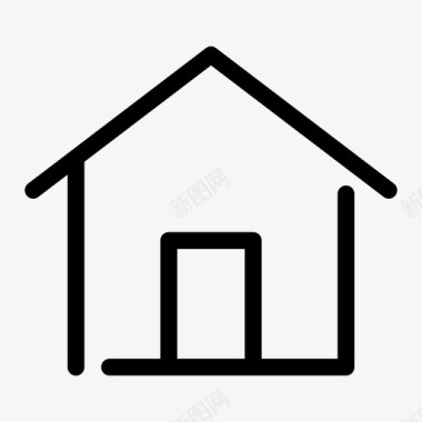 住宅建筑家庭住宅图标图标