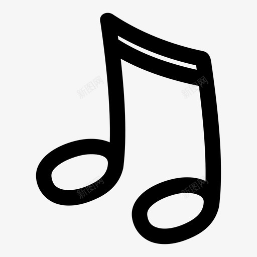 音乐音乐符号图标svg_新图网 https://ixintu.com 音乐 音乐符号