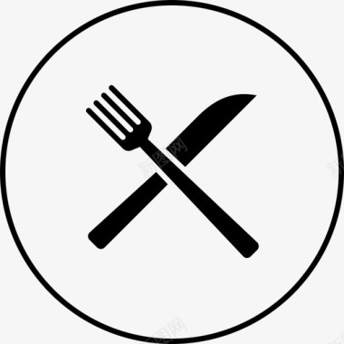 采购产品餐具叉子厨房图标图标
