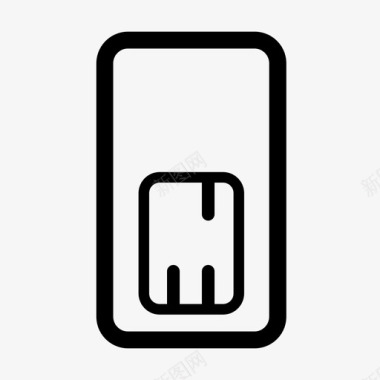 sim卡电话卡报告管理图标图标
