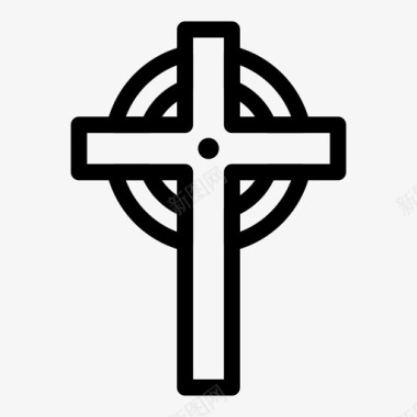 基督教十字架复活节图标图标