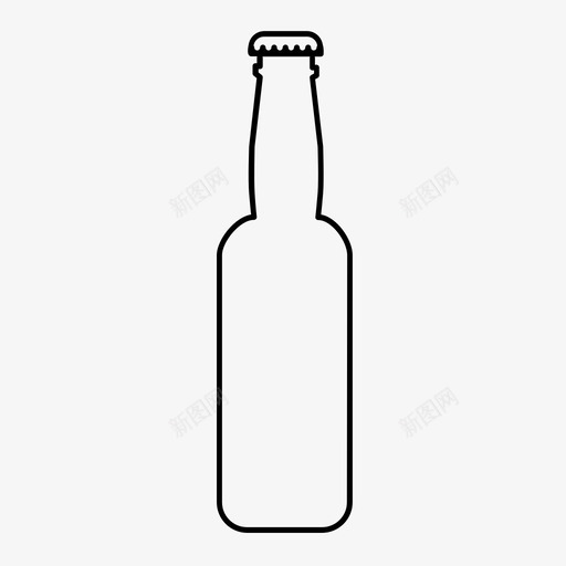 瓶子啤酒玻璃杯图标svg_新图网 https://ixintu.com 啤酒 果汁 玻璃杯 瓶子 苏打水