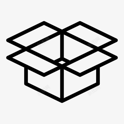 开箱送货电子商务图标svg_新图网 https://ixintu.com 开箱 电子商务 送货
