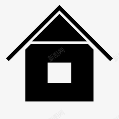 房子建筑物家图标图标