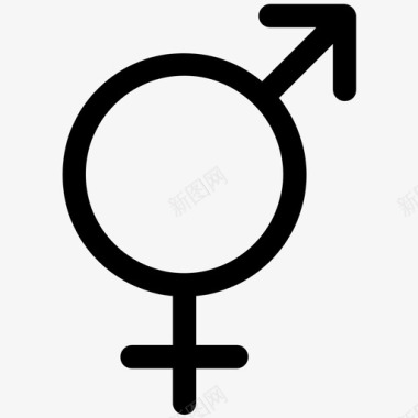 性别平等男人图标图标