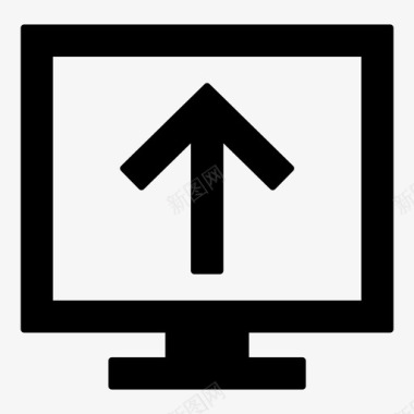 监视器计算机监视器计算机屏幕图标图标