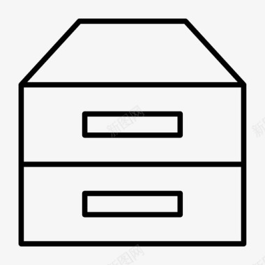 文件柜档案数据图标图标